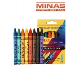 CRAYOLAS 8 PCS