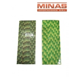 SORBITO DE PAPEL DISEO DE BAMBU X  25 PCS