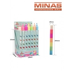 LAPIZ FLUOR VARIOS COLORES $80 CU 42 PCS