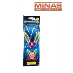 LENTES  FLUOR + OREJAS DE CONEJO.