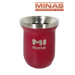 MATE DE ACERO INOXIDABLE EXCELENTE CALIDAD UVA X 160 ML.