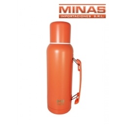 TERMO DE ACERO INOXIDABLE 1L EXCELENTE CALIDAD, CORAL.