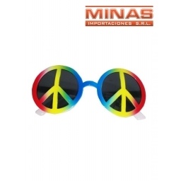 GAFAS SIMBOLO DE LA PAZ, DE COTILLON.