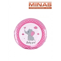 PLATOS  ELEFANTITO X 10 UND,18 CM.