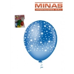 GLOBOS X 10 UND,ESTRELLITAS.
