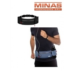 RIONERA PORTA BOTELLAS,DE NEOPRENO,NEGRO, GRIS Y GRIS CLARO.