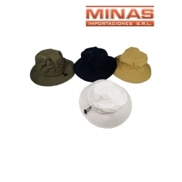 SOMBRERO PESCADOR REGULABLE,. 4 COLORERS,