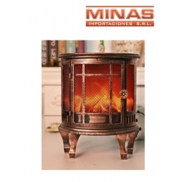 LUZ  DECORATIVA LED EFECTO LLAMA DE FUEGO 25 CM X13.5C M, ESTUFA.