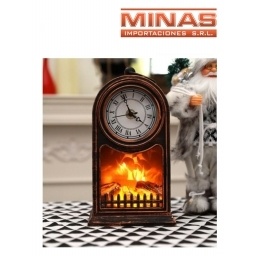 LUZ DECORATIVA  LED EFECTO LLAMA DE FUEGO,ESTUFA. 28X16CM