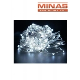 LUZ LUCIERNAGA BLANCA, FRIA  X 10 M. 220 V.