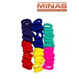 COLITA TRENZADAS X 50 UND,TON. FUERTES, C/U $ 3.
