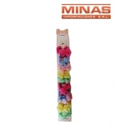 COLERO CON MOA BRILLANTE X 10 UND,5 COLORES,$27 CU.