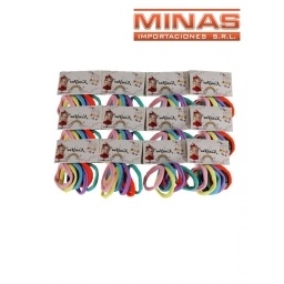COLITAS PARA PELO MULTICOLOR,12 PCS POR 6 UN $19,90 LAS 6