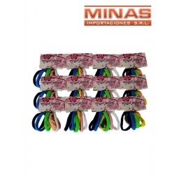 COLITAS PARA PELO MULTICOLOR,12 PCS POR 6 UN $19,90 LAS 6