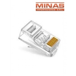 CONECTOR RJ45 CAT 6 X 100 UND.$6 CU .