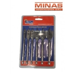 SET DE BROCAS DE PALA  X 6 UND.