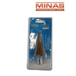 BROCA ESCALONADA 4 MM A 32 MM.