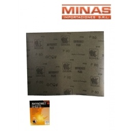 LIJA AL AGUA P80 X 50 HOJAS, 23 CM X 28 CM,BUENA CALIDAD.