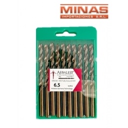 MECHAS PARA METAL 6,5 MM X 10 UND.