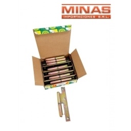 BISAGRA H DERECHA 110 mm X 2,3 mm X 12 UND. $ 20 CU.