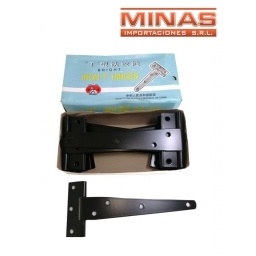 BISAGRA TIPO T DE 6 PULG. X 12 UND,NEGRA  $ 32 CU.