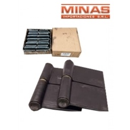 BISAGRA POMELA 90 mm X 2.5 mm X 10 UND,NEGRA, $ 45 CU.