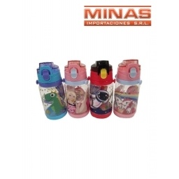 BOTELLA INFANTIL X 400 ML,4 DISEOS.