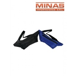 RIONERA DE TRES CIERRES DE  21 CM,2 COLORES ,AZUL MARINO Y NEGRO,