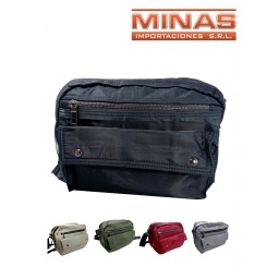 BANDOLERA 26 cm X 18 cm X 10 cm, 3 CIERRES + BOLSILLO.