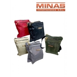 BANDOLERA 20 x 16 x 5  CM, 2 CIERRES.