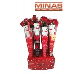 CONO 3  PIMP. DE 47 CM+ OSITO , X 12 UND., $ 135 CU.