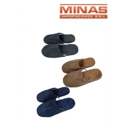 PANTUFLAS HOMBRE TALLE 40 AL 45,LISAS.