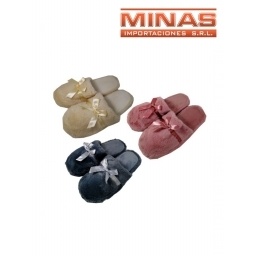 PANTUFLA DAMA TALLE  36 AL 41,C/CINTA.