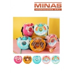 BOTELLA EN FORMA DE DONA X 380 ML.