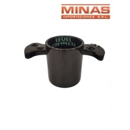 TAZA DE CERAMICA X 300 ML.LEVEL COMPLETE, EN CAJA.