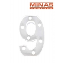 NUMERO LED A PILA ,NUEVE.