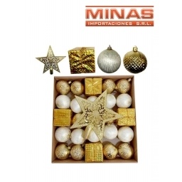 ESF. NAV X 25 PCS. + ESTRELLA,DORADO.