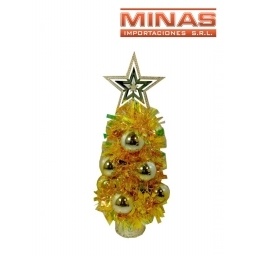 ARBOLITO DECORADO X 30 CM,AMARILLO.