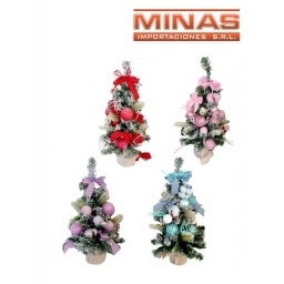 ARBOLITO DECORADO X 50 CM,5 COLORES.