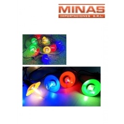GUIRNALDAS DE LUCES 5M 10 LUCES 220V