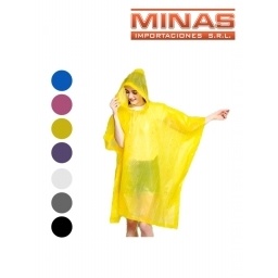 PONCHO PARA LLUVIA DEDE 50 CM X 80 CM,PARA ADULTO.