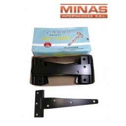 BISAGRA TIPO T DE 5 PULG.  X 12 UND,NEGRA,  $ 30 CU.