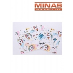 SERVILLETAS  DESCARTABLES DE 33 CM X  20 UND,UNICORNIO.