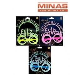 LENTES FLOGGER FLUOR, FELIZ CUMPLEAOS.