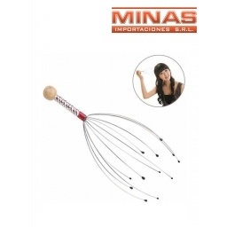 MASAJEADOR CAPILAR ARAITA, DE METAL.