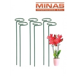 TUTOR PARA PLANTA   X 60 CM,VERDE.