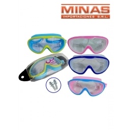 LENTES PARA PISCINA + TAPONES DE OIDOS.