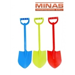 PALA PARA PLAYA X 40 CM ,CON PUNTA,BUENA CALIDAD, 3 COLORES.