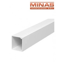 DUCTO  25 mm X 25 mm X 2 METROS X 25 UND, BLANCO, $ 85 CU.