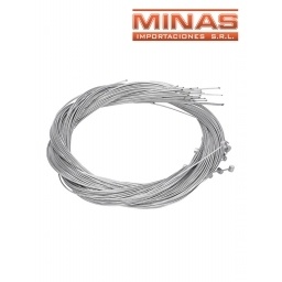 CABLE DE FRENO PARA BICICLETA, 6 mm X 7 mm X 95 CM X 100 UND. $ 59,9 CU.